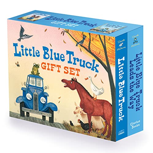 Little Blue Truck 2-Book Gift Set: Little Blue Truck Board Book, Little Blue Truck Leads the Way Board Book von Clarion Books